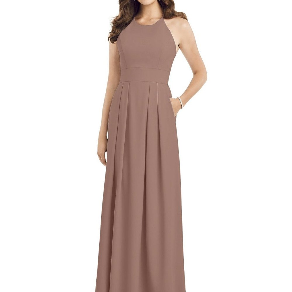Dessy (style 3058) Sienna Size 4